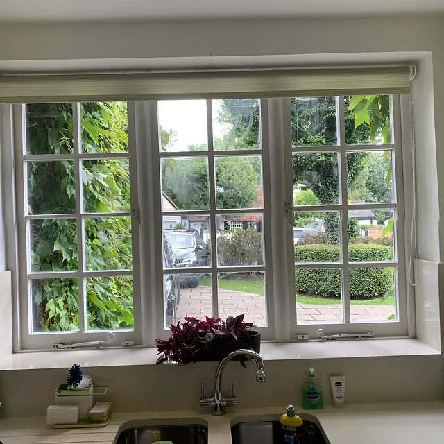 Wooden framed window